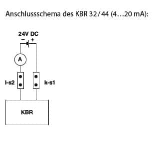 Anschlussschema KBR 32-44 4...20 mA