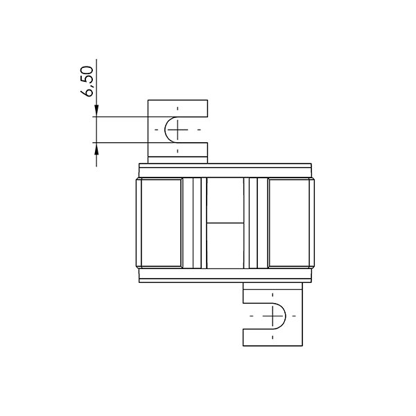 Rohrstromwandler ASR 14.3 Technische Zeichnung 1
