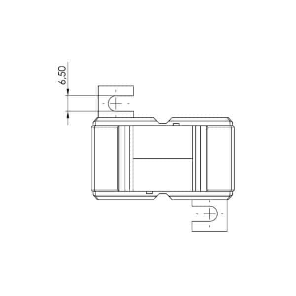 Rohrstromwandler ASR 22.3 2U Technische Zeichnung 1