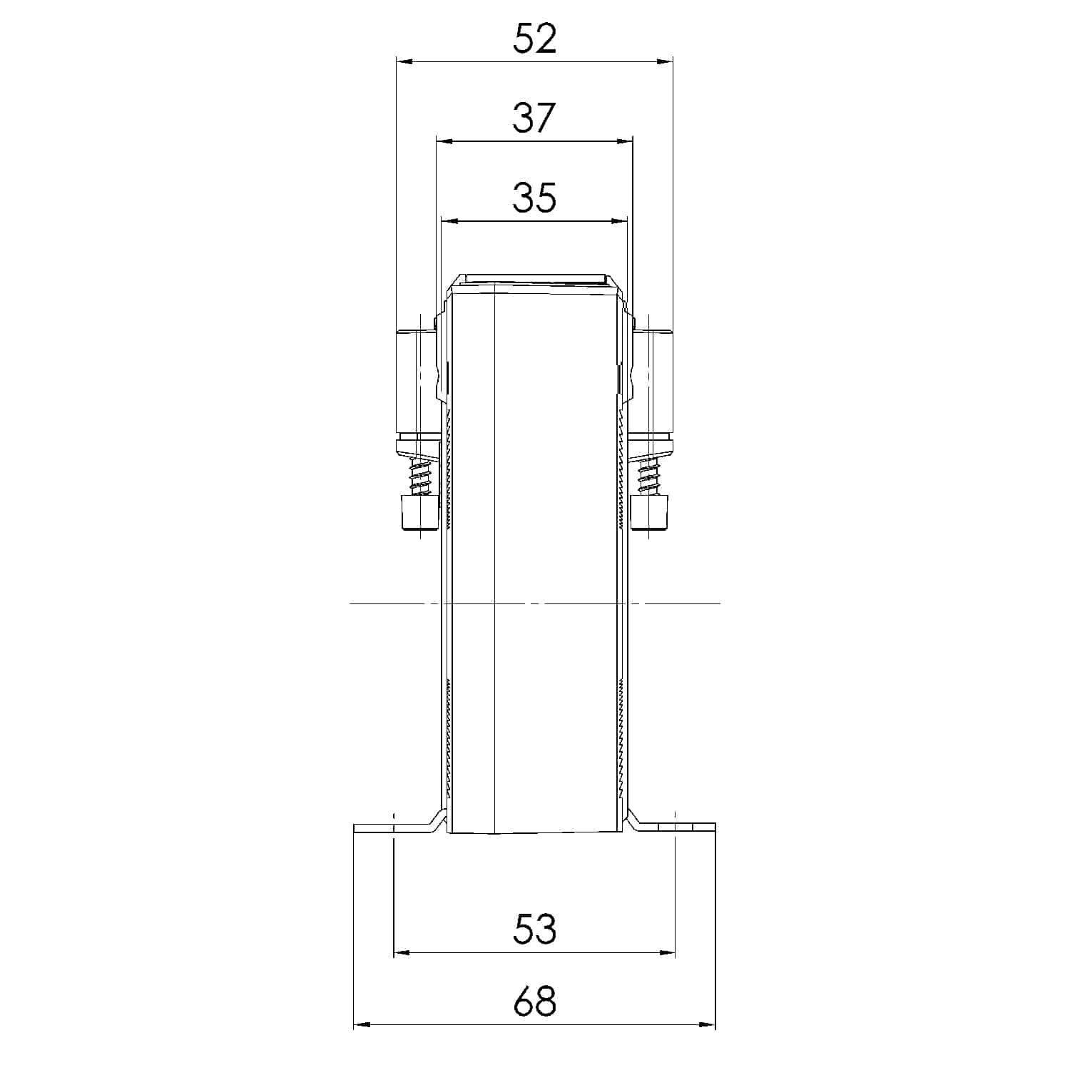 CTB - Stromwandler Serie, CTB 51.35 technische Zeichnung 2