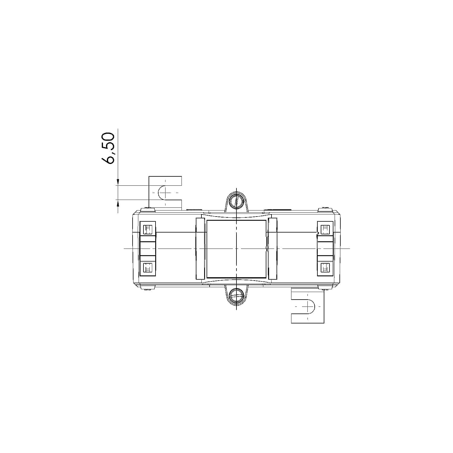 CTB - Stromwandler Serie, CTB 61.35 technische Zeichnung 1