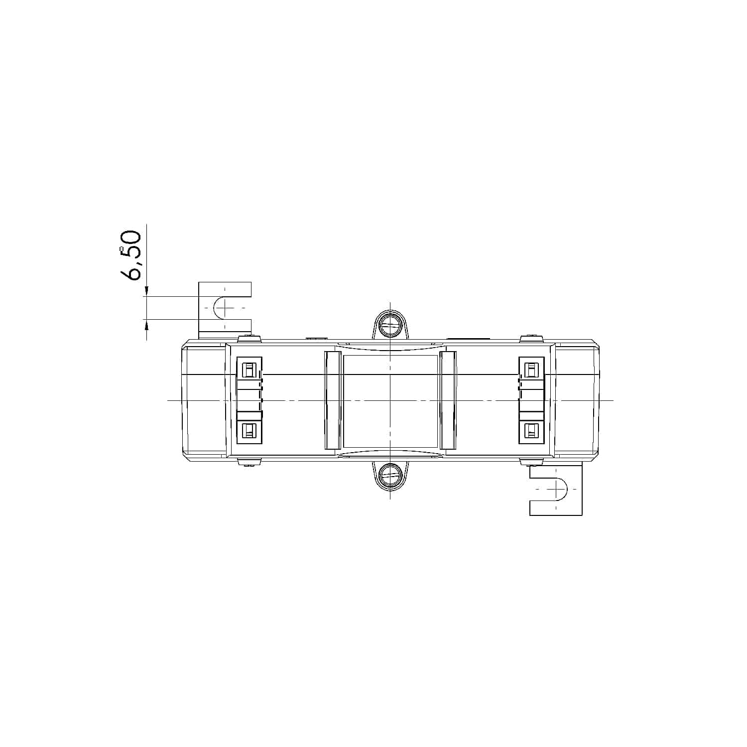 CTB - Stromwandler Serie, CTB 81.35 technische Zeichnung 1