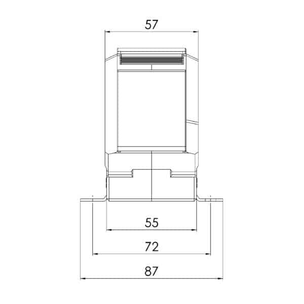 KSU / SUSK – Summenstromwandler, KSU 2 technische Zeichnung 3