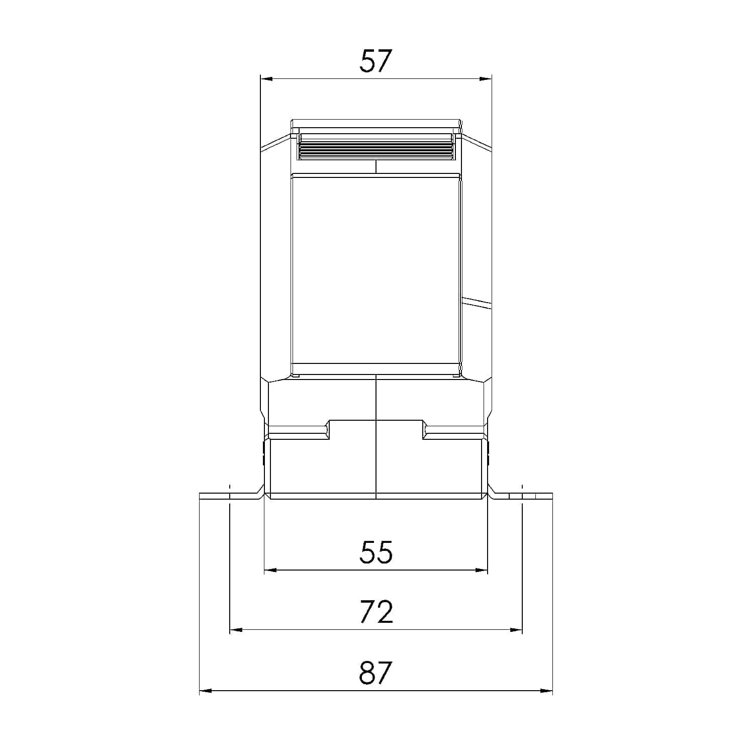 KSU / SUSK – Summenstromwandler, KSU 2 technische Zeichnung 3