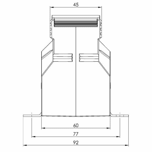 WSK – Wickelstromwandler, WSK 60 Technische Zeichnung 2